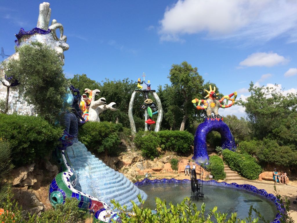 Vista del Giardino dei Tarocchi